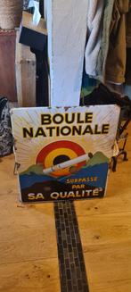 Plaque emaillee boule nationale, Enlèvement ou Envoi