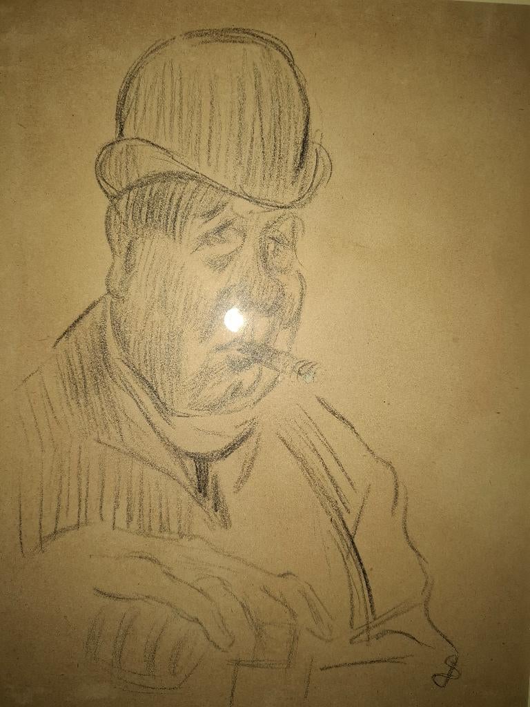 Uniek werk van Jan Sluijters  Potlood tekening \, Ophalen