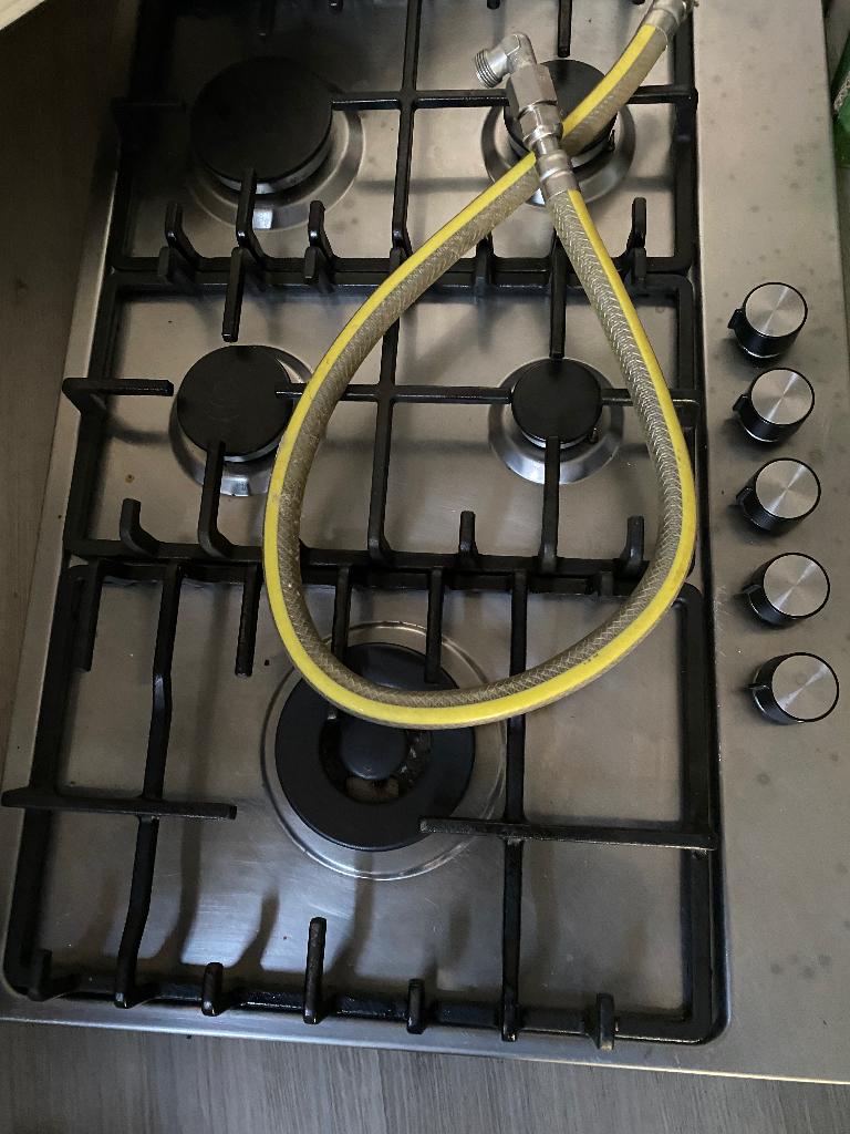 Taque, Electroménager, Gaz, Encastré, Enlèvement, Utilisé