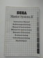 Manuel d'instructions du Sega Master System 2, Consoles de jeu & Jeux vidéo, Enlèvement ou Envoi, Master System