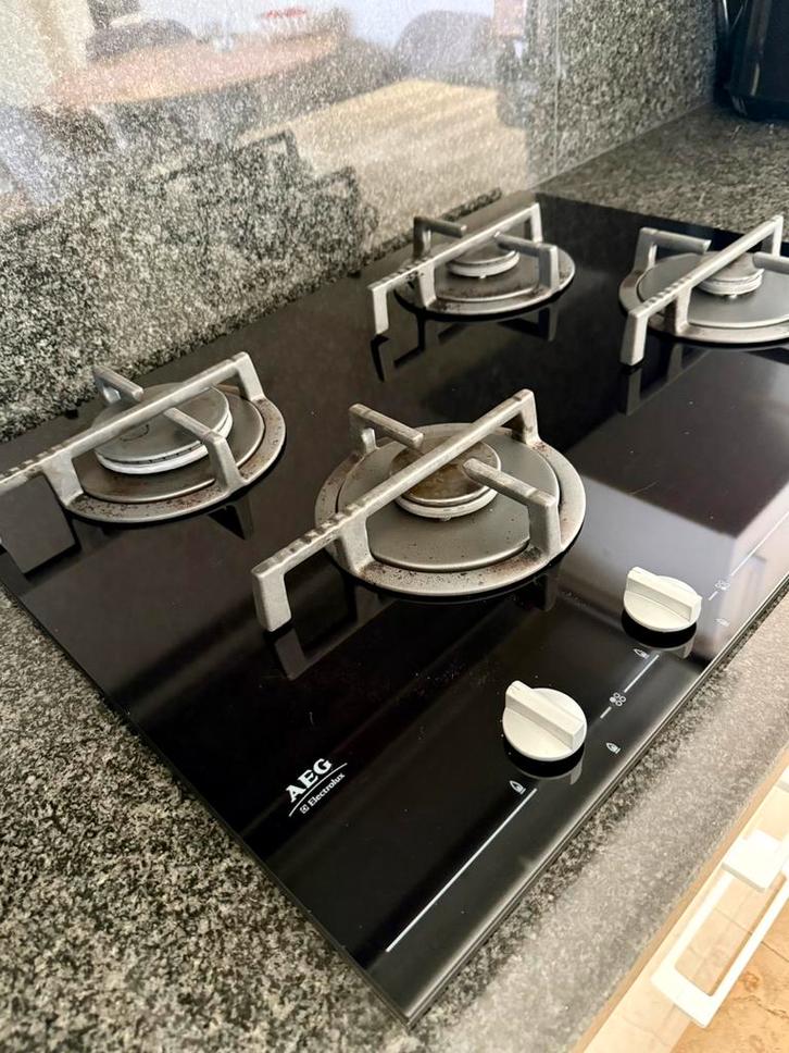 Gaskookplaat  van AEG, Elektronische apparatuur, Kookplaten, Zo goed als nieuw, Gas, Ophalen