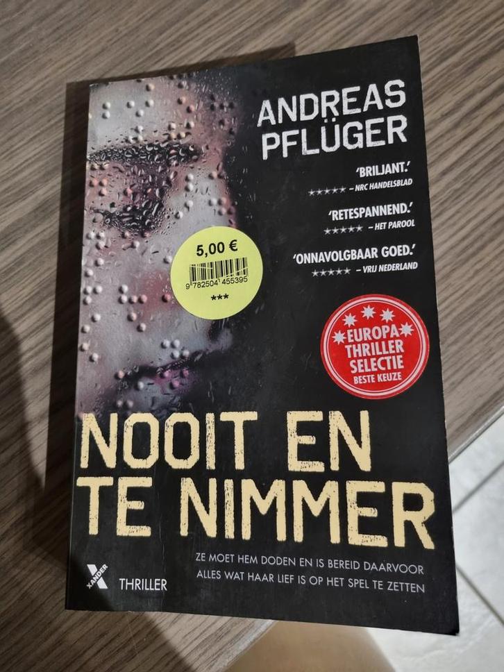 Andreas Pflüger - Nooit en te nimmer, Boeken, Thrillers, Ophalen