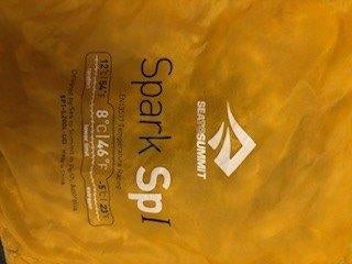 Slaapzak Spark 1 Sea-to-Summit - ultralicht, Caravans en Kamperen, Ophalen of Verzenden, Zo goed als nieuw