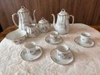 Service café/thé ancien porcelaine DFB Baudour 26 pièces, Enlèvement ou Envoi