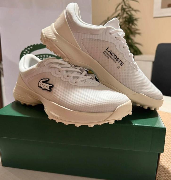 Mandje Lacoste, Kleding | Heren, Schoenen, Nieuw, Wit, Verzenden