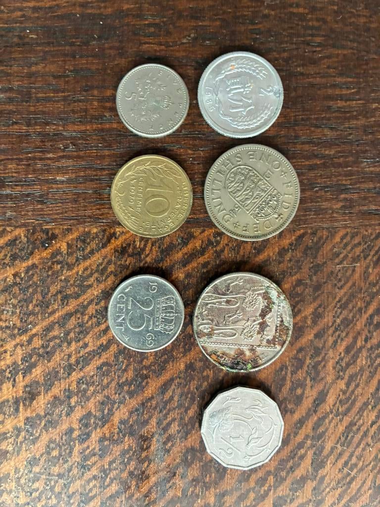 Anciennes pièces de monnaie, Enlèvement