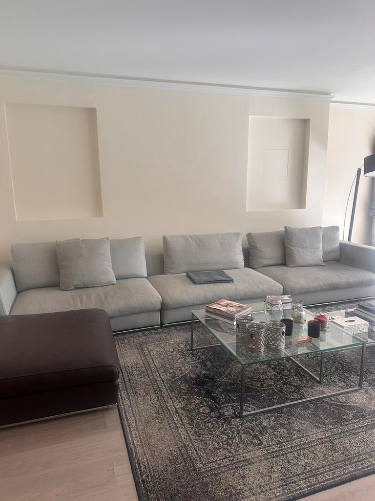 Très grand canapé de qualité, Enlèvement, Comme neuf, Cuir