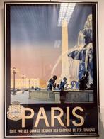 Mooie poster in degelijke kader, Ophalen, Zo goed als nieuw