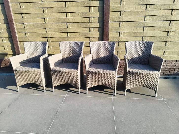 4 tuinstoelen, Tuin en Terras, Tuintafels, Ophalen