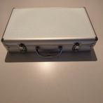 Aluminium muntenverzamelkoffer met 3 fluwelen trays, Enlèvement ou Envoi