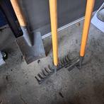 Tuingereedschap set + drukspuit, Tuin en Terras, Ophalen, Zo goed als nieuw, Hark