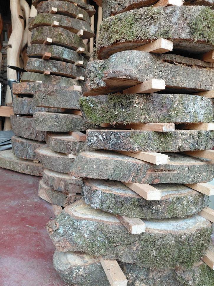 Disques de tronc de chêne, Maison & Meubles, Accessoires pour la Maison | Sous-verres & Sous-plats, Enlèvement ou Envoi