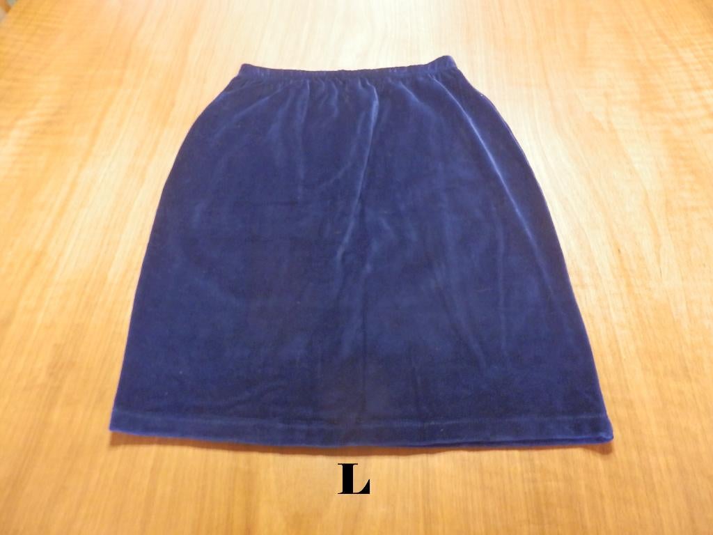 (19)- jupe femme t.L bleu marine - 3 suisses -, Maat 38/40 (M), Blauw, 3 suisses, Ophalen of Verzenden