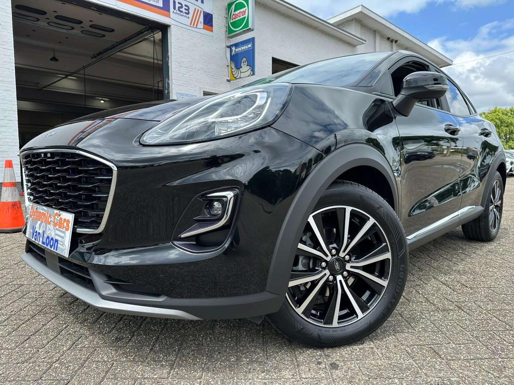 Ford Puma 1.0 EcoBoost Mhev, Trekhaak, Carplay, Lane,...., Stof, Bedrijf, 5 deurs, 3 cilinders