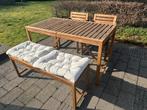 IKEA NÄMMARÖ tuinset – zo goed als nieuw + kussens, Tuin en Terras, Ophalen, 4 zitplaatsen, Bank, Zo goed als nieuw