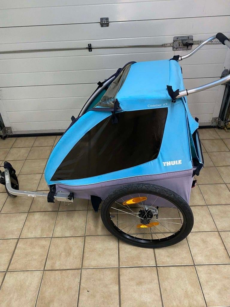 Sous-verre Thule, Vélos & Vélomoteurs, Accessoires vélo | Remorques, Pliable, Enlèvement, Utilisé, Remorque pour enfant