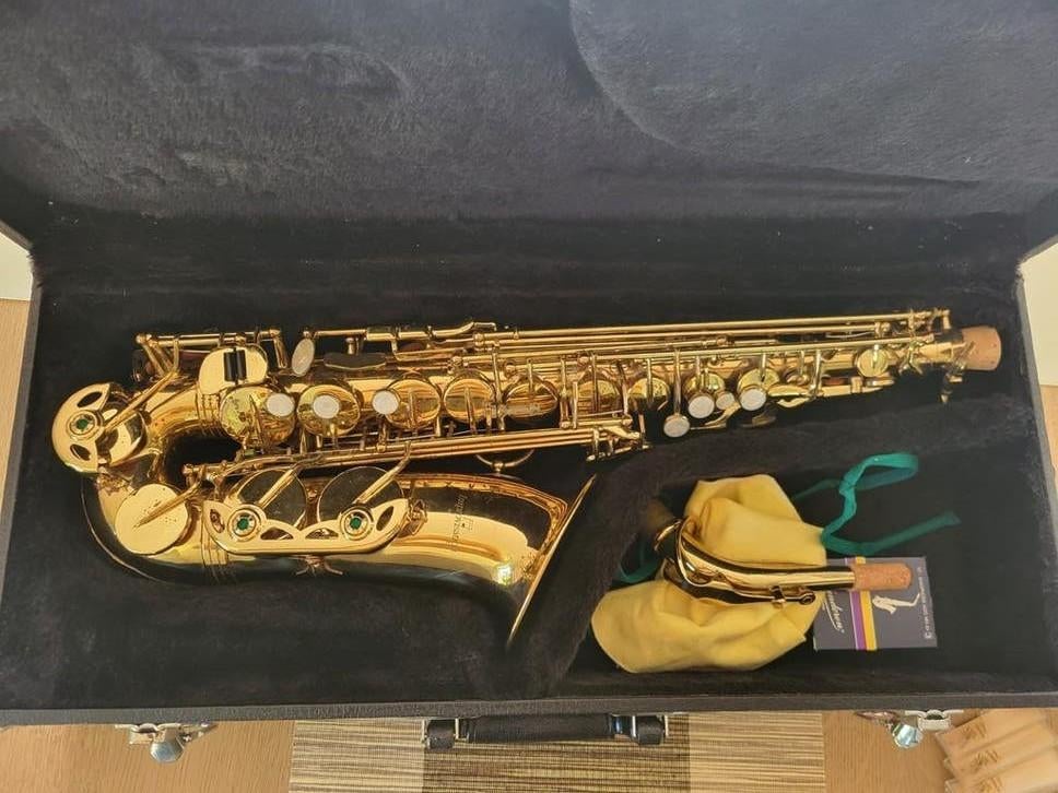 Degelijke alt sax te koop, Muziek en Instrumenten, Blaasinstrumenten | Saxofoons, Ophalen of Verzenden, Alt