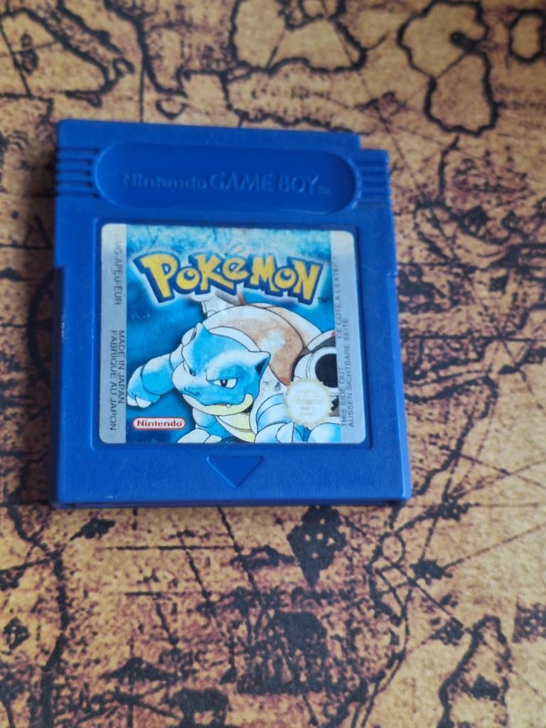 Titel: Pokémon Blue - Origineel voor Game Boy (Slaat op! / W, Enlèvement ou Envoi, 1 joueur, À partir de 7 ans, Aventure et Action
