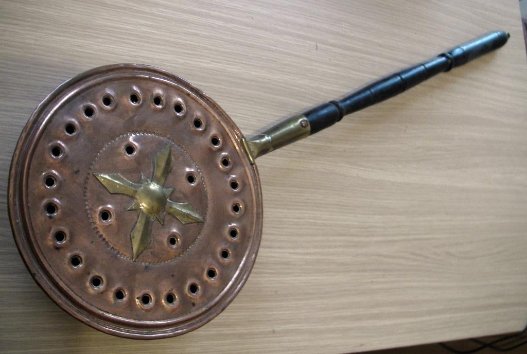 chauffrette en cuivre ou bassinoire, Antiquités & Art, Enlèvement ou Envoi