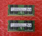 32gb DDR4 (2x 16gb) SODIMM 3200 & 2666 (voor Laptop/Mini PC), Computers en Software, RAM geheugen, 32 GB, DDR4, Info@retrogamed.be