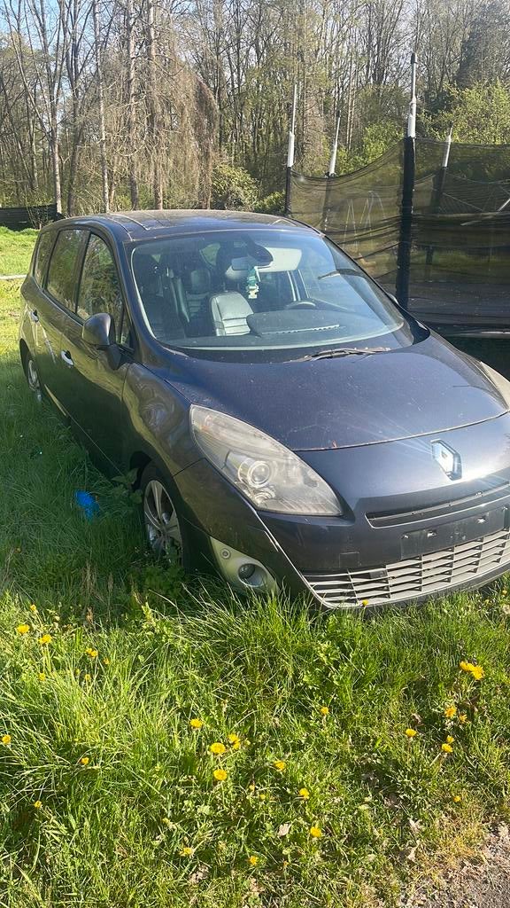 Renault grand scenic 7 plaatsen full option, Euro 5, Monovolume, Zwart, Leder