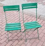 Chaises de bistrot - chaises longues., Enlèvement, Utilisé, Pliant