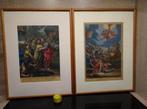 Ensemble de 2 gravures françaises anciennes (1700)Jen Audran, Antiquités & Art, Enlèvement ou Envoi