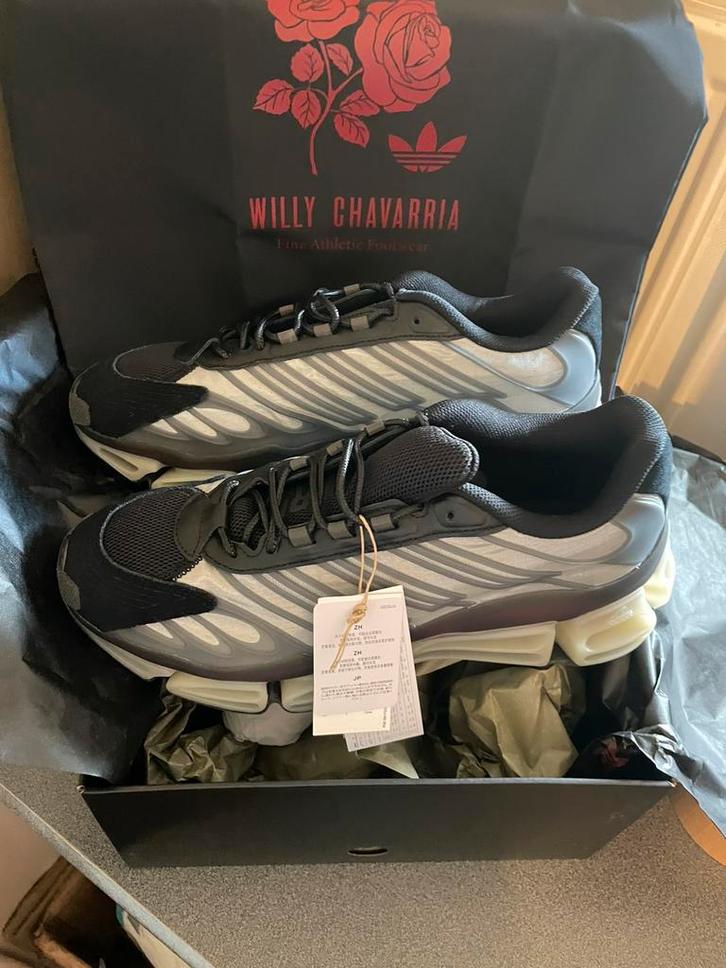 Adidas Megaride x Willy Chavarria NEUFS 45 1/3 avec boîte, Vêtements | Hommes, Chaussures, Neuf, Baskets, Noir, Enlèvement ou Envoi