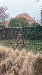 Uniek metalen industrieel tuinbeeld, Antiek en Kunst, Ophalen