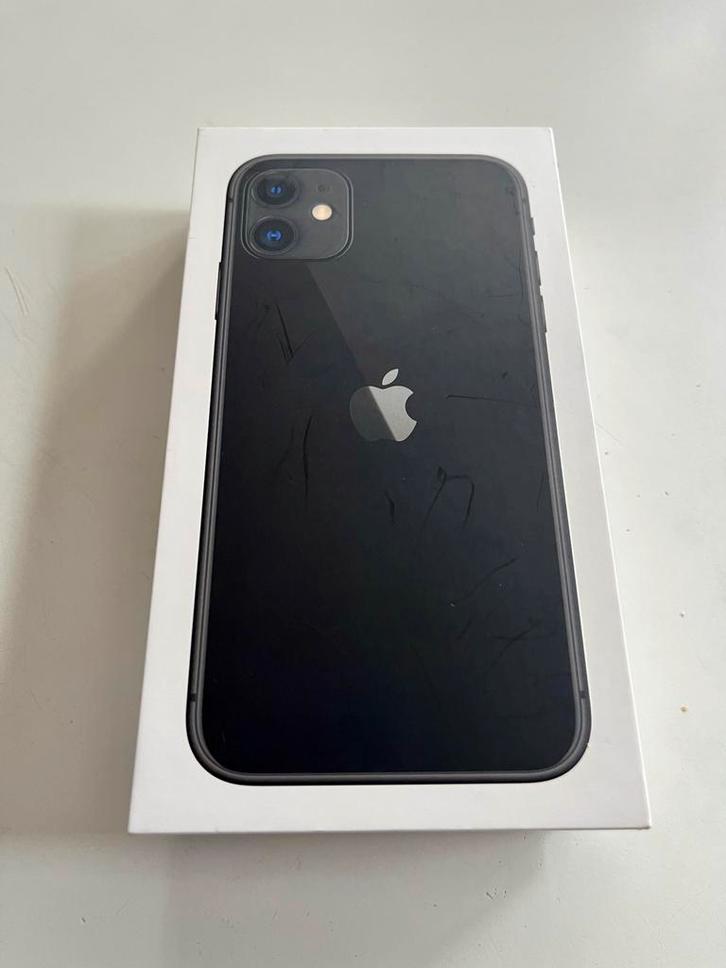 iPhone 11 noir dans son emballage d'origine, Télécoms, Téléphonie mobile | Apple iPhone, Comme neuf, 64 GB, Sans abonnement, iPhone 11