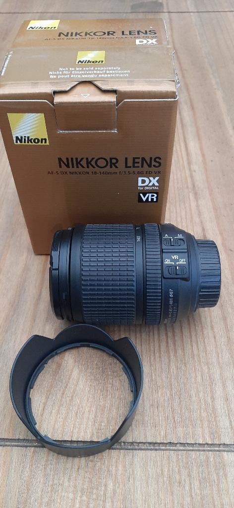 NIKON AF -  S   18 – 140  1:3.5 – 5.6 G – ED – VR., Enlèvement, Comme neuf, Lentille standard, Zoom