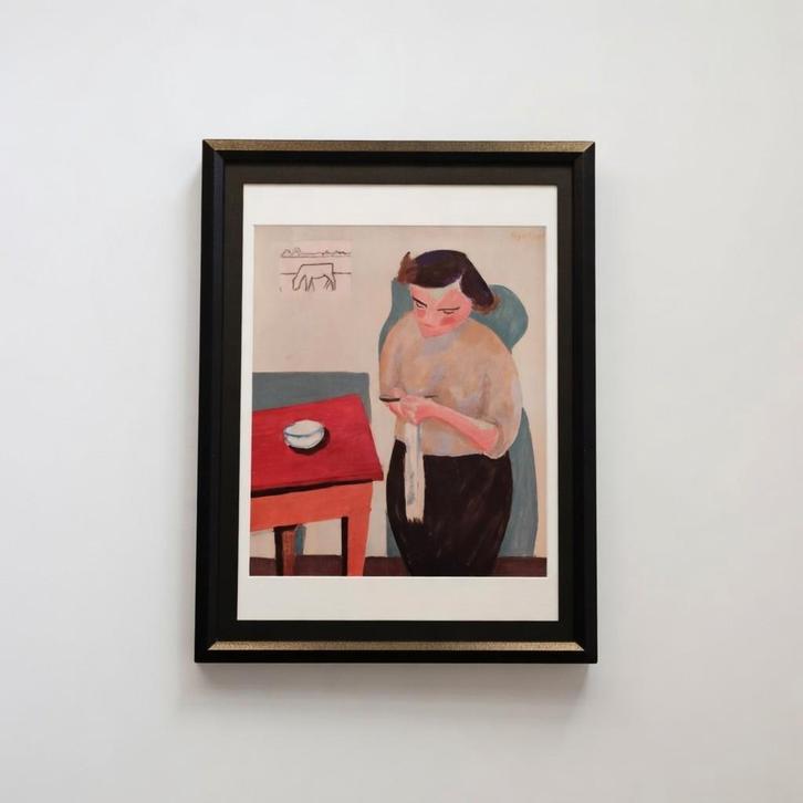 Zulma Roger Raveel, Antiek en Kunst, Kunst | Litho's en Zeefdrukken, Ophalen of Verzenden