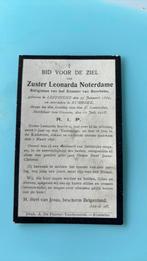 Zuster Notredame 1918, Verzenden, Bidprentje