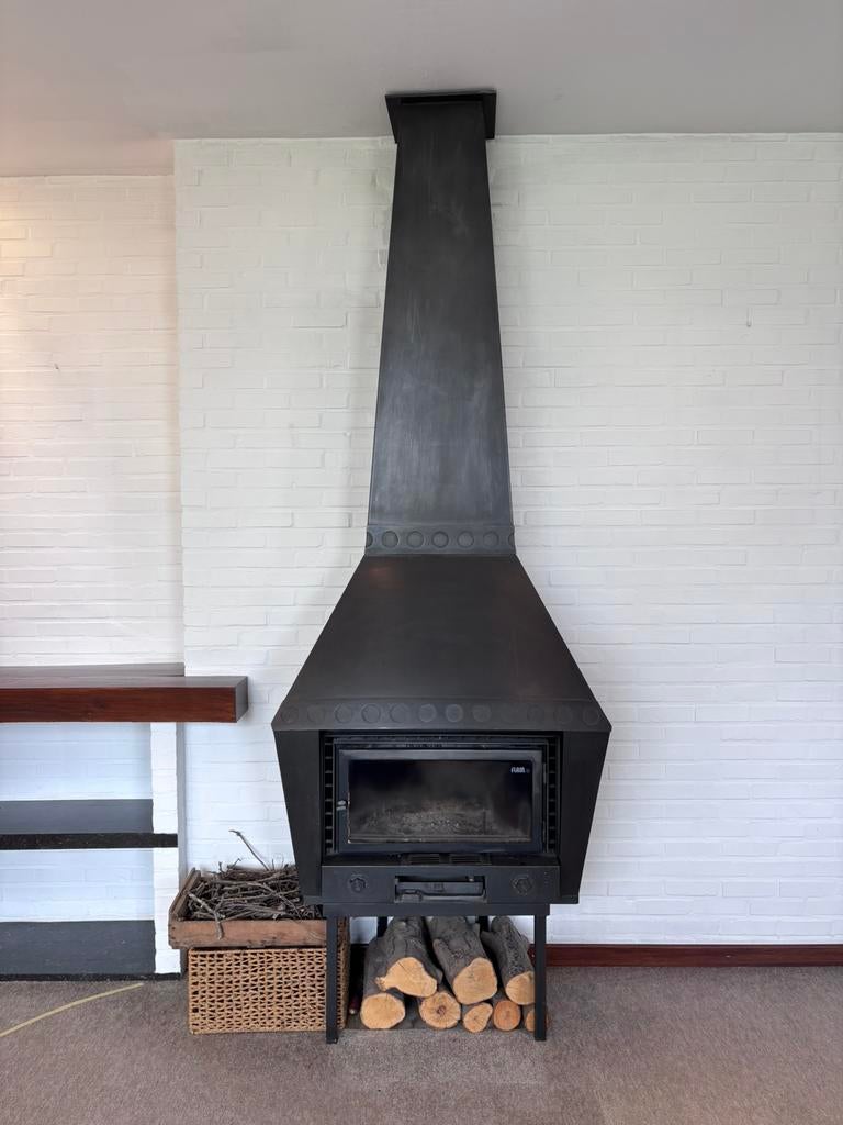 Flam houtkachel, Huis en Inrichting, Haarden, Gebruikt, Ophalen