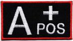 Bloedgroep A+ Positief stoffen opstrijk patch embleem, Verzenden, Nieuw