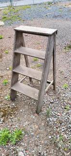 Ancien escabeau de commerce, Enlèvement, Utilisé