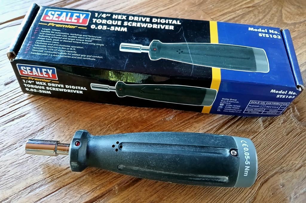 Tournevis dynamométrique numérique à entraînement hexagonal, Enlèvement ou Envoi, Neuf