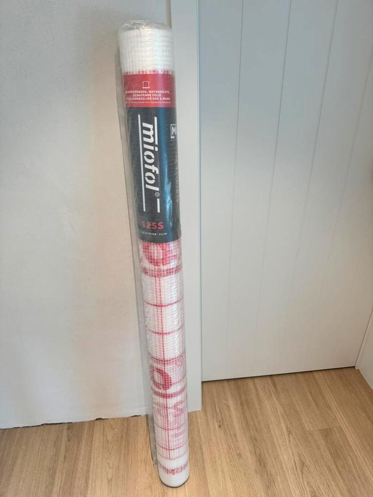 Miofol 125S dampscherm 37.5 m2, Doe-het-zelf en Bouw, Zeil en Folie, Nieuw, Folie, Ophalen of Verzenden