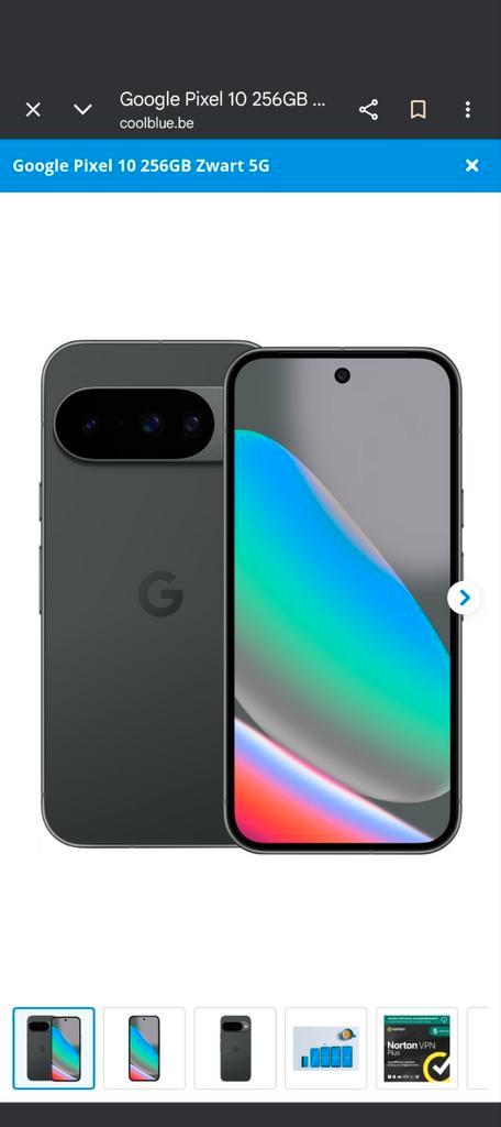 Nouveau Pixel 10 256 Go noir, Télécoms, Téléphonie mobile | Accessoires & Pièces, Enlèvement ou Envoi