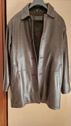 lederen jas, Kleding | Heren, Jassen | Winter, Ophalen, Zo goed als nieuw, Maat 48/50 (M), Bruin