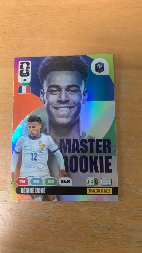 Désiré doué master rookie card, Ophalen of Verzenden, Nieuw