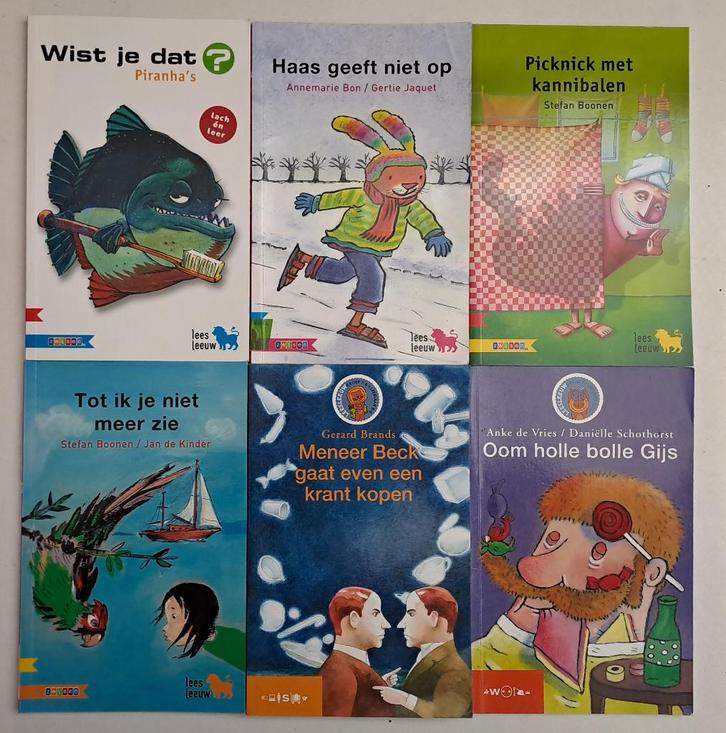 Boeken Leesleeuw, Boeken, Kinderboeken | Jeugd | onder 10 jaar, Gelezen, Ophalen of Verzenden