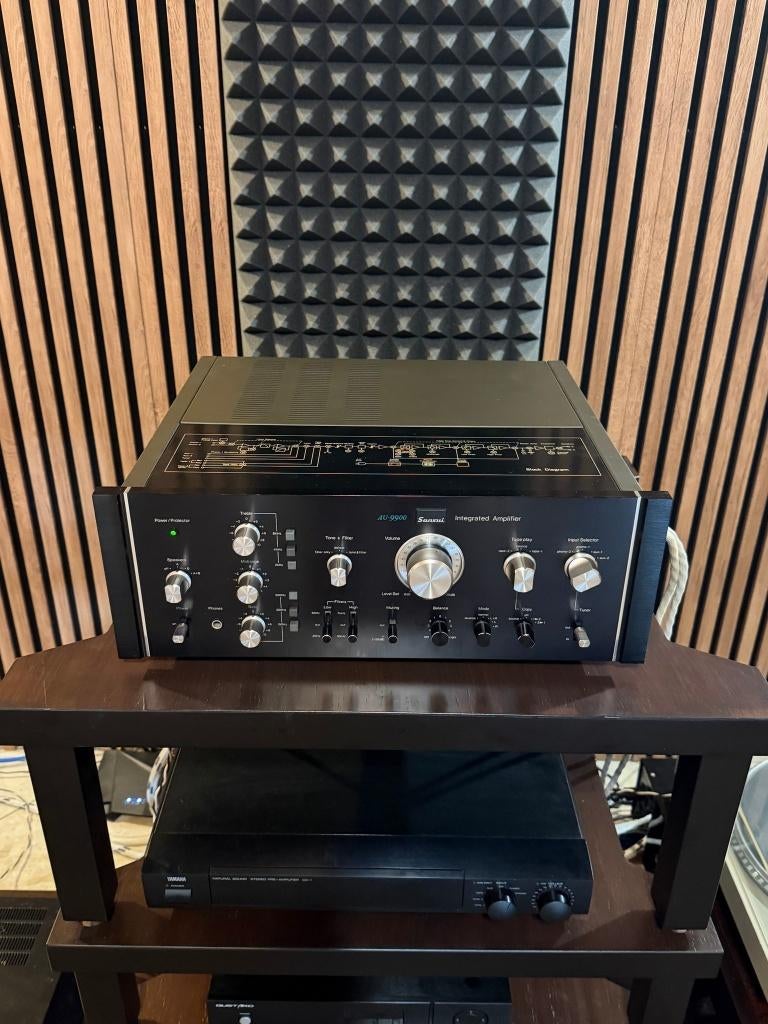 Amplificateur intégré Sansui AU-9900, Autres marques, Enlèvement ou Envoi, 60 à 120 watts, Stéréo
