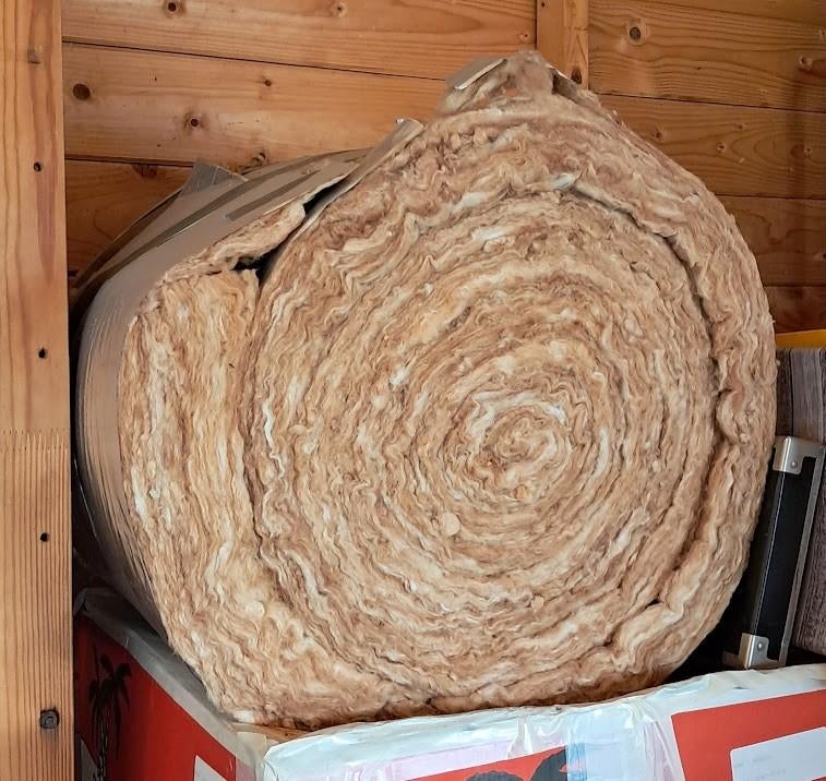 1 rouleau de "rockwool", Enlèvement, Laine de verre