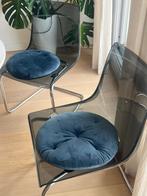 Ikea eetkamerstoelen (2stuks), Maison & Meubles, Enlèvement, Comme neuf, Gris, Deux
