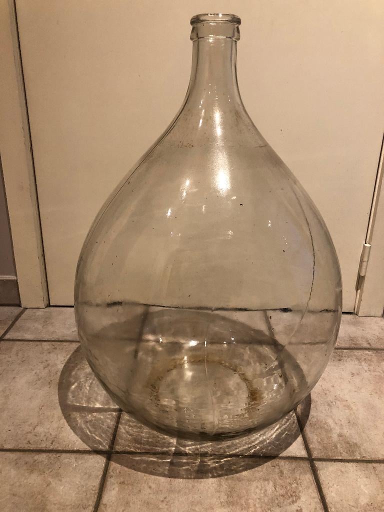 Bouteille en forme de panier (vase) pour bouchons, fleurs..., Maison & Meubles, Accessoires pour la Maison | Vases, Comme neuf