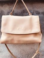 NATHAN BAUME handtas leder zandbeige, Handtassen en Accessoires, Tassen | Damestassen, Ophalen of Verzenden, Handtas