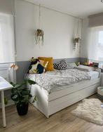 Bed met bedlade en opbergruimte, Ophalen, Gebruikt, 90 cm, Eenpersoons