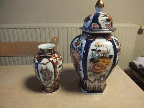 vazen,Gold Imari, Huis en Inrichting, Woonaccessoires | Vazen, Zo goed als nieuw, Aardewerk of Porselein, Ophalen of Verzenden