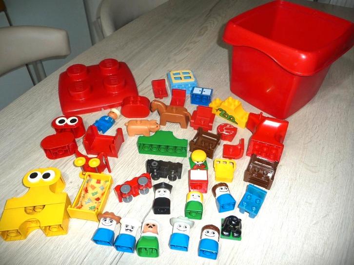 DUPLO doos vintage, Kinderen en Baby's, Speelgoed | Duplo en Lego, Zo goed als nieuw, Duplo, Ophalen of Verzenden